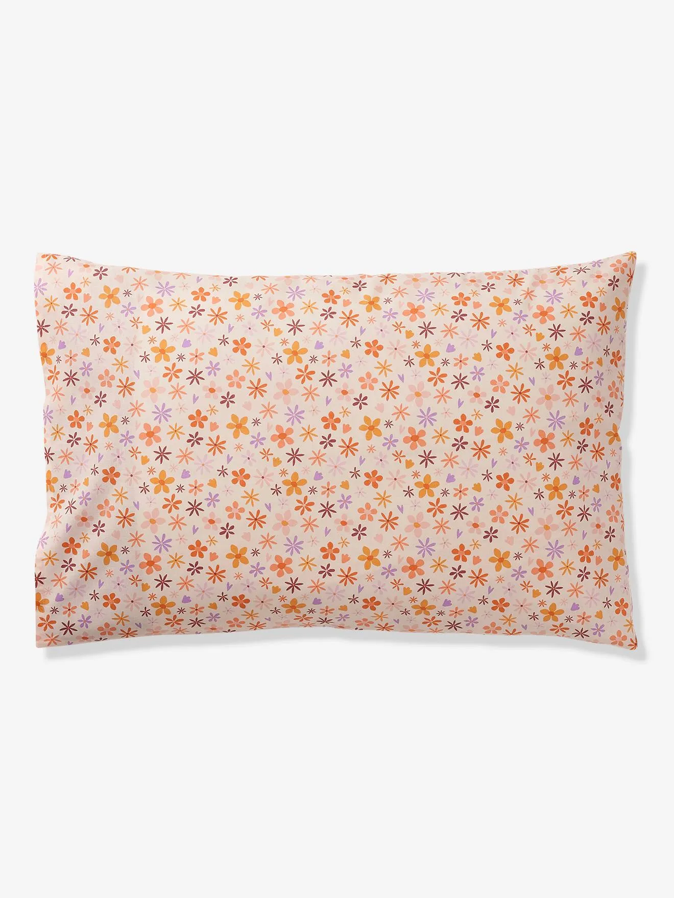 Parure housse de couette + taie d'oreiller enfant IBIZA, avec coton recyclé multicolore - Vertbaudet