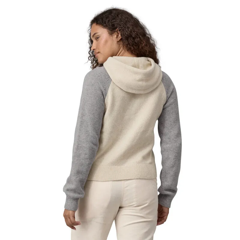 Patagonia Recycled Wool-Blend Hooded Pullover Sweater - Sweatshirt en laine mérinos femme