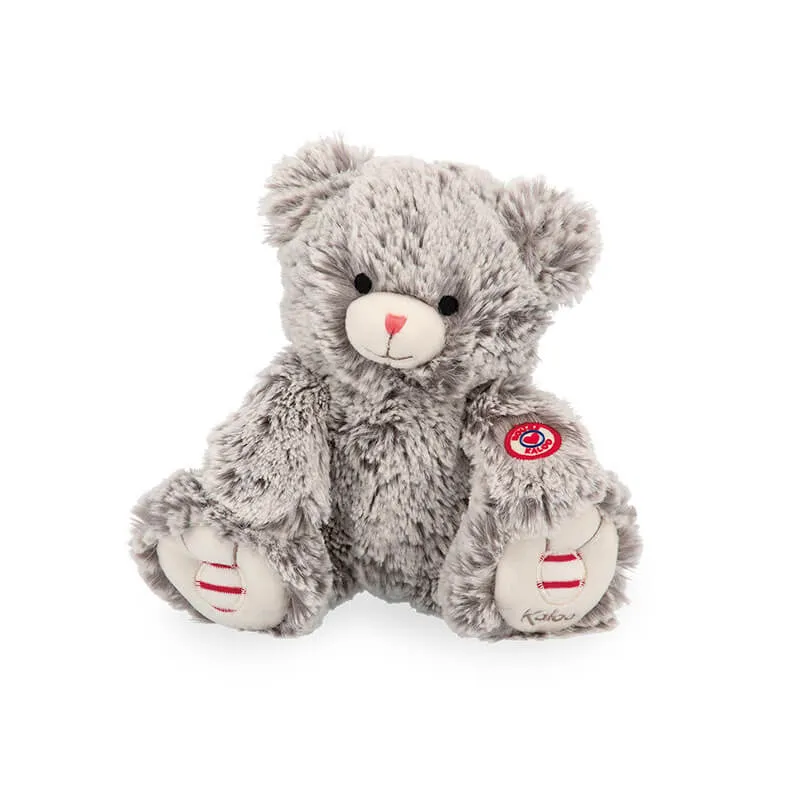 Peluche Ours Gris Prestige Maé 24 cm