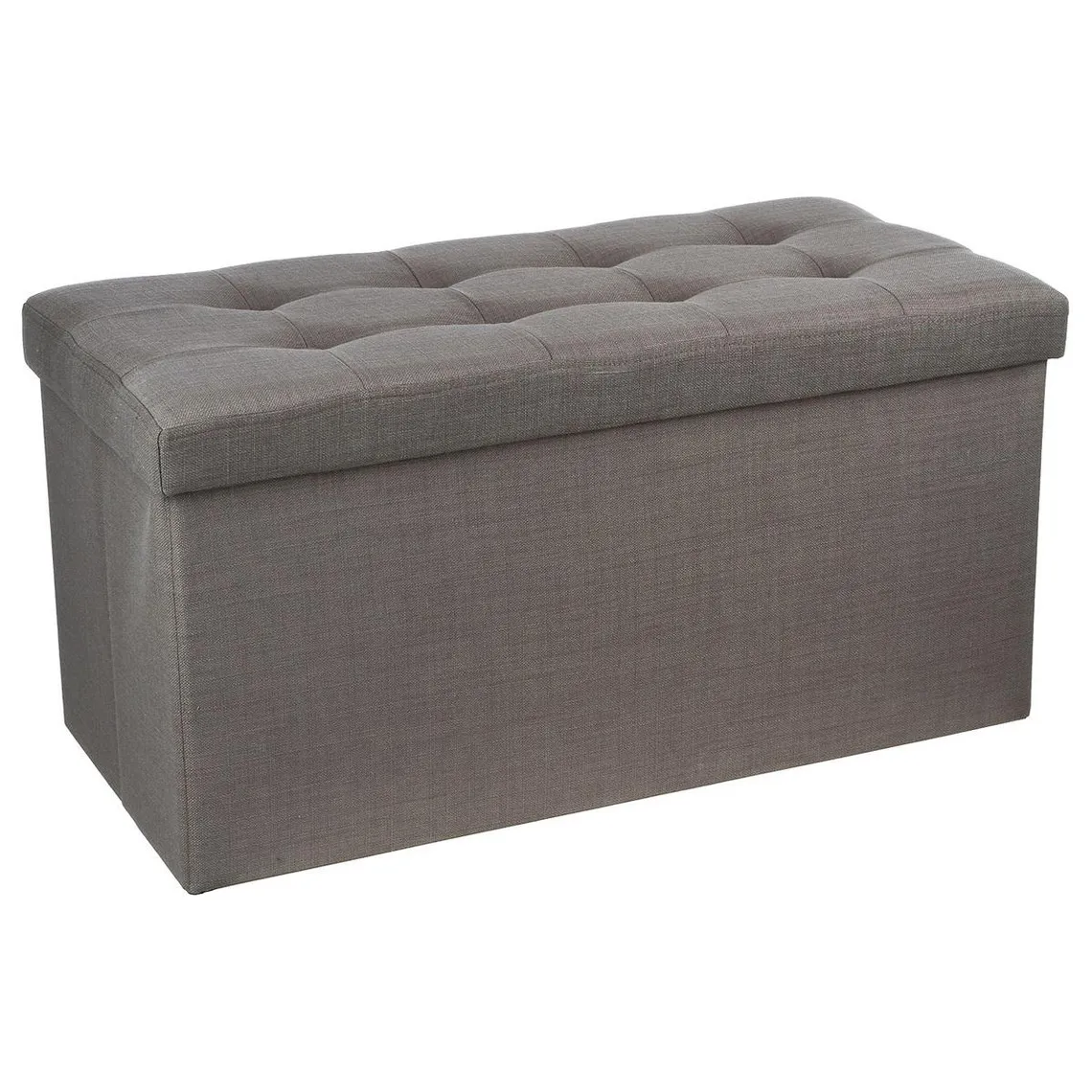 Pouf pliant double gris  | 3 Suisses