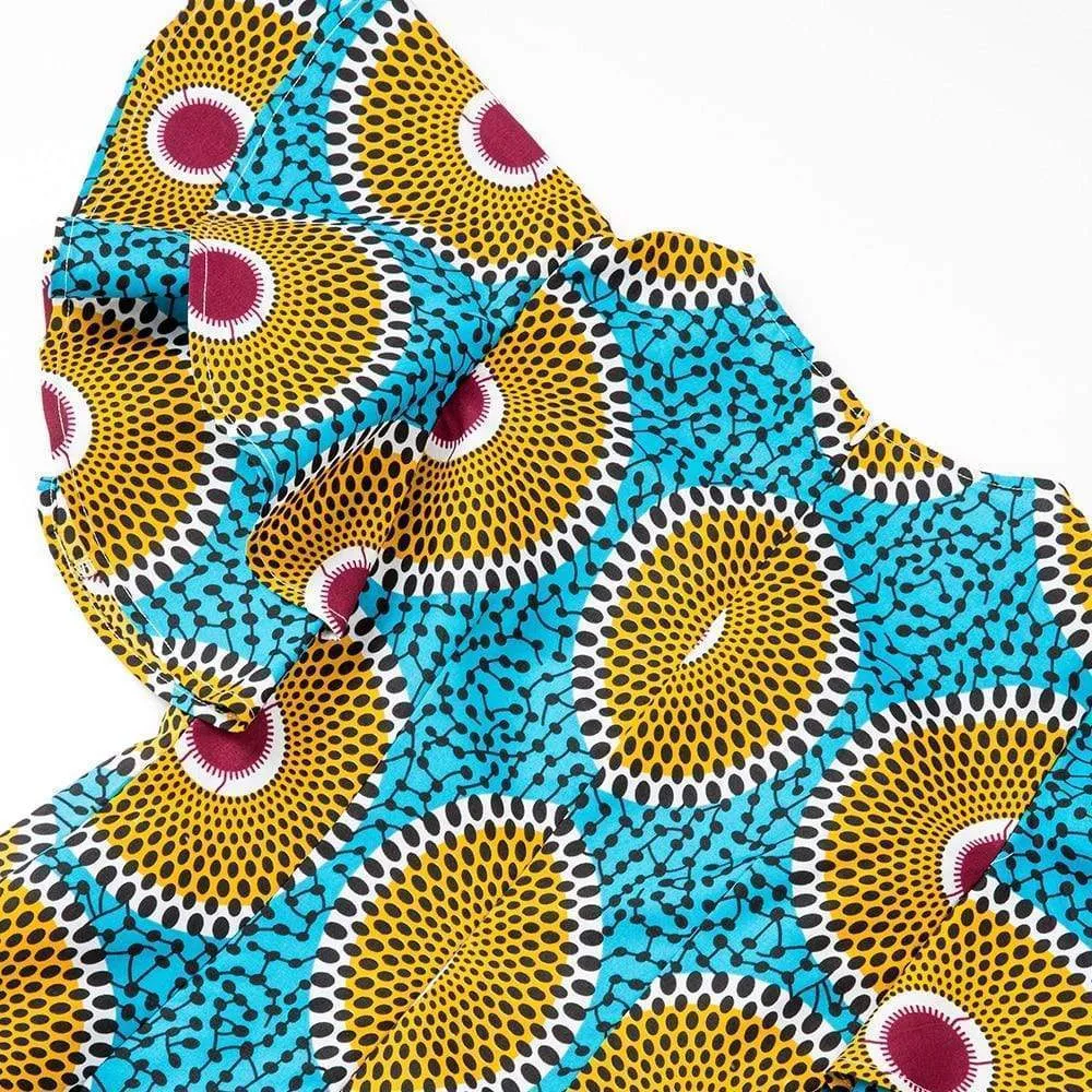 Robe Africaine Manche Courte