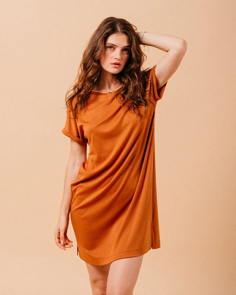 ROBE COURTE TERRE MONETTE