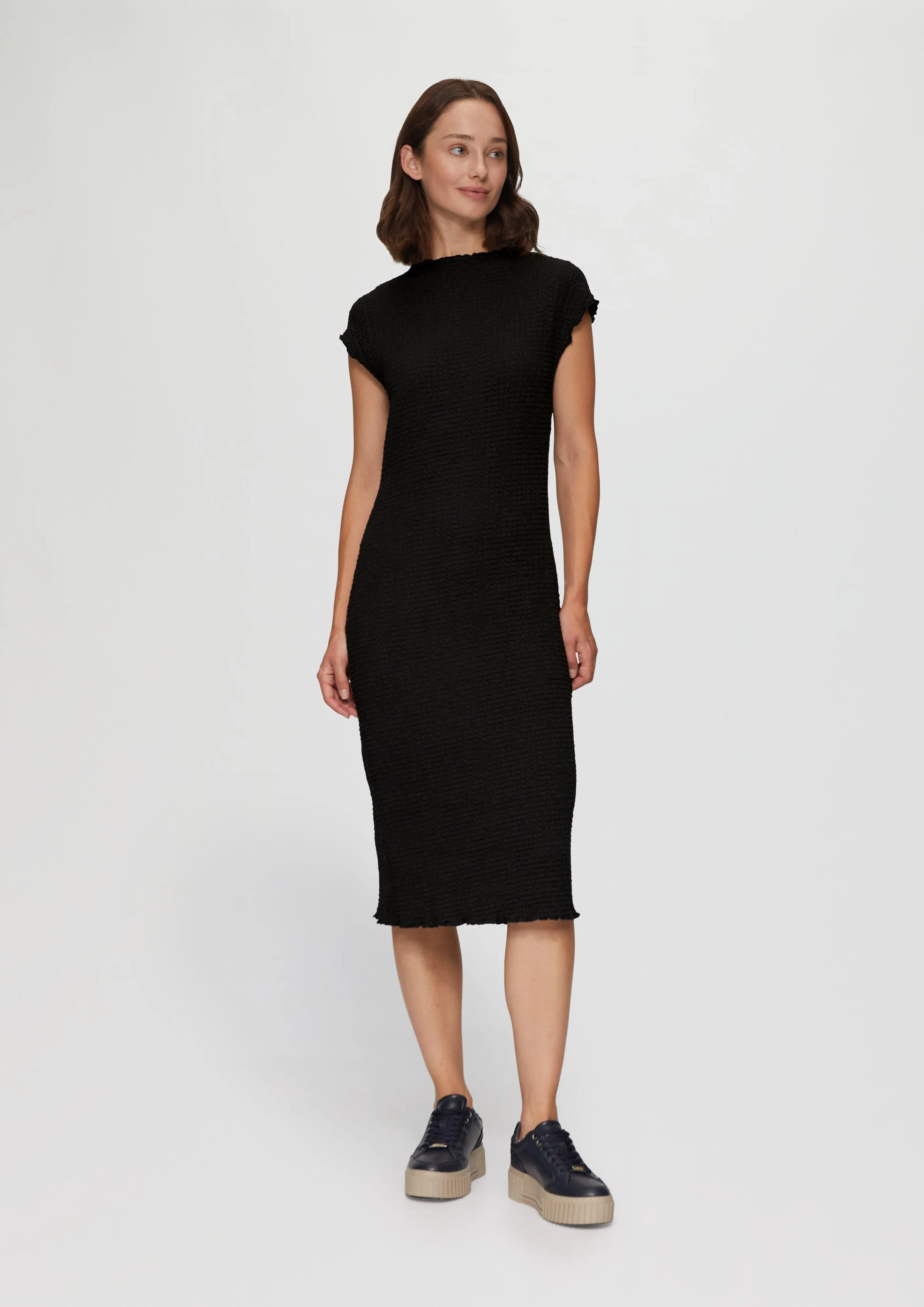 Robe effet crêpe