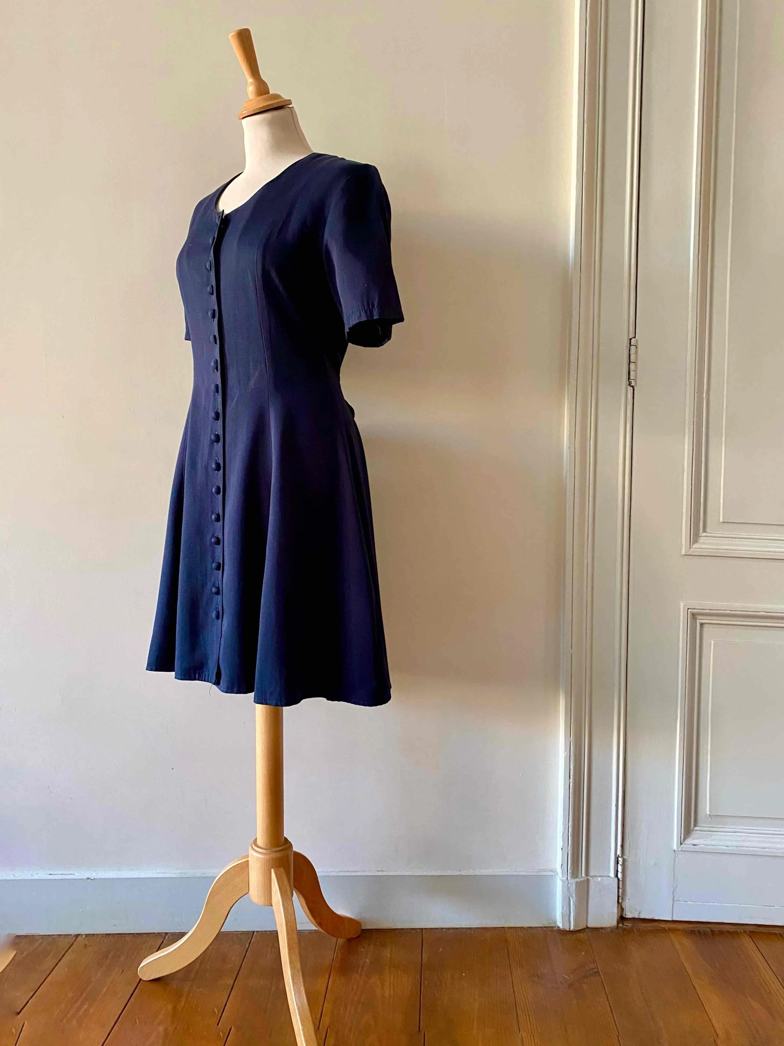 Robe mini boutonnée