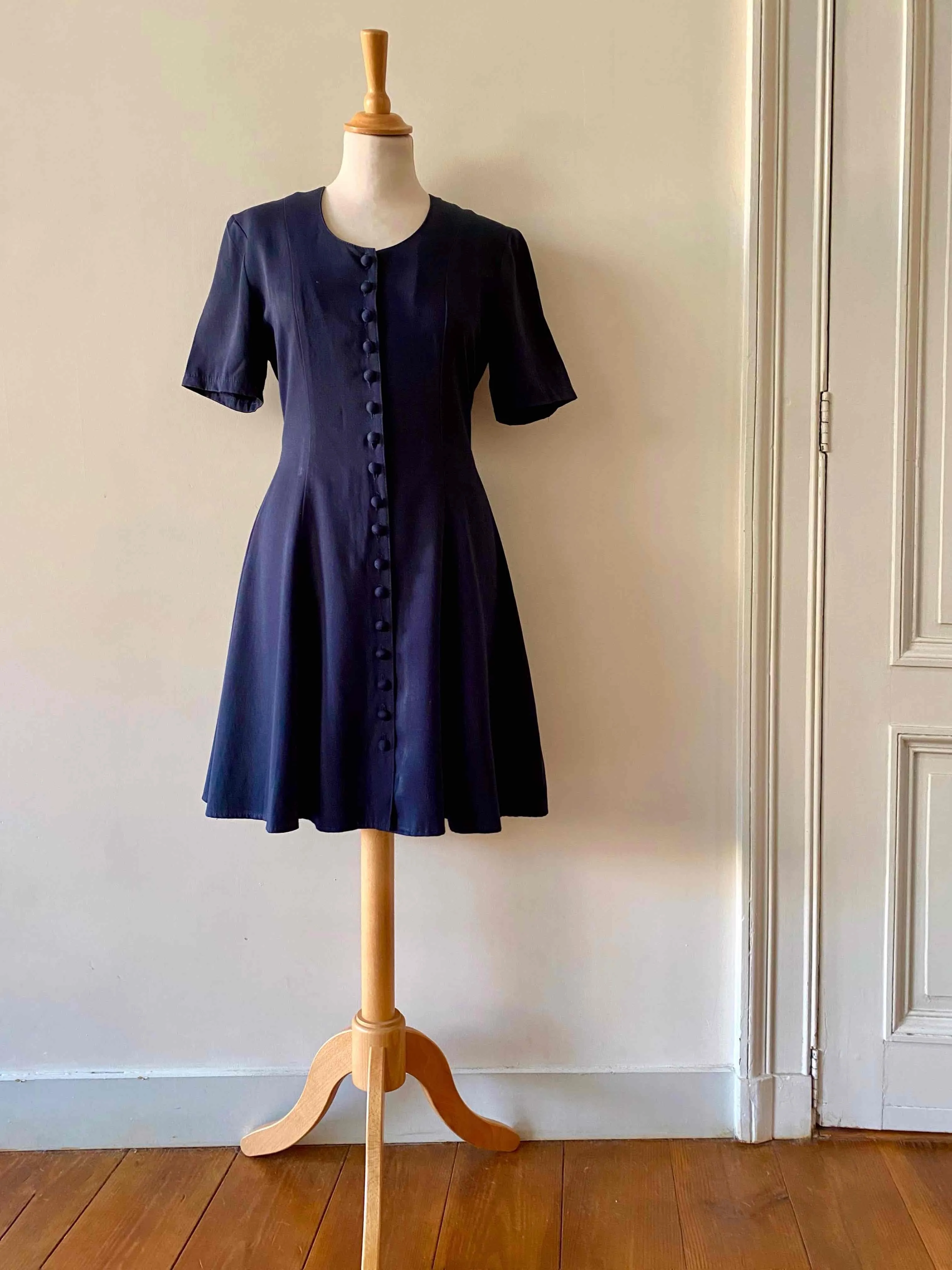 Robe mini boutonnée