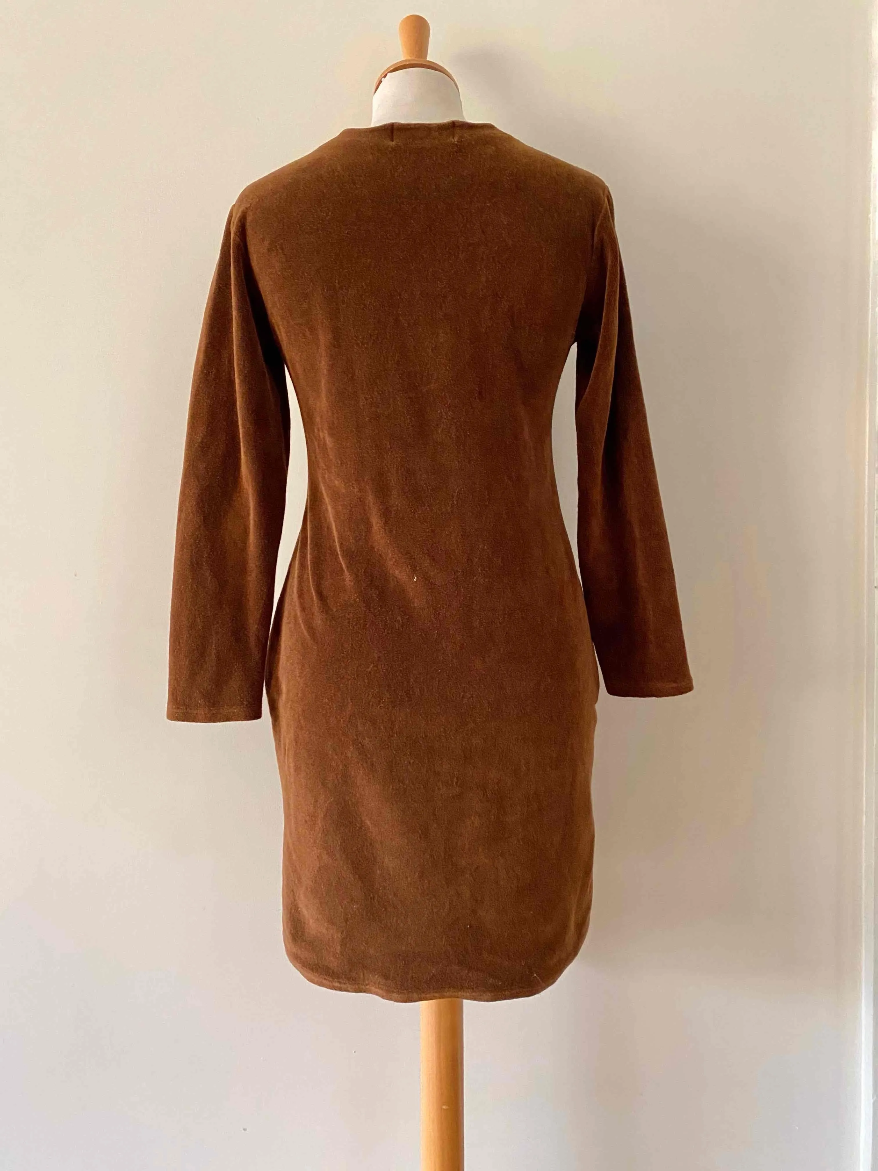 Robe mini en velours