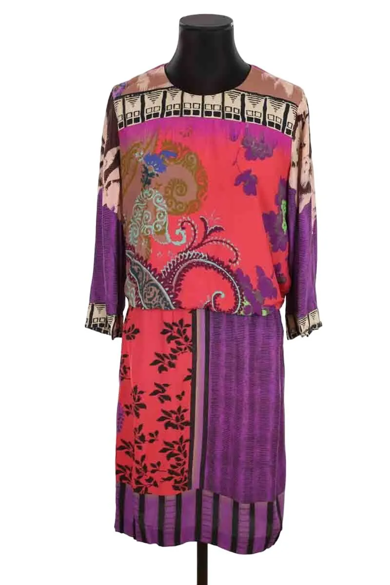 Robe multicolore