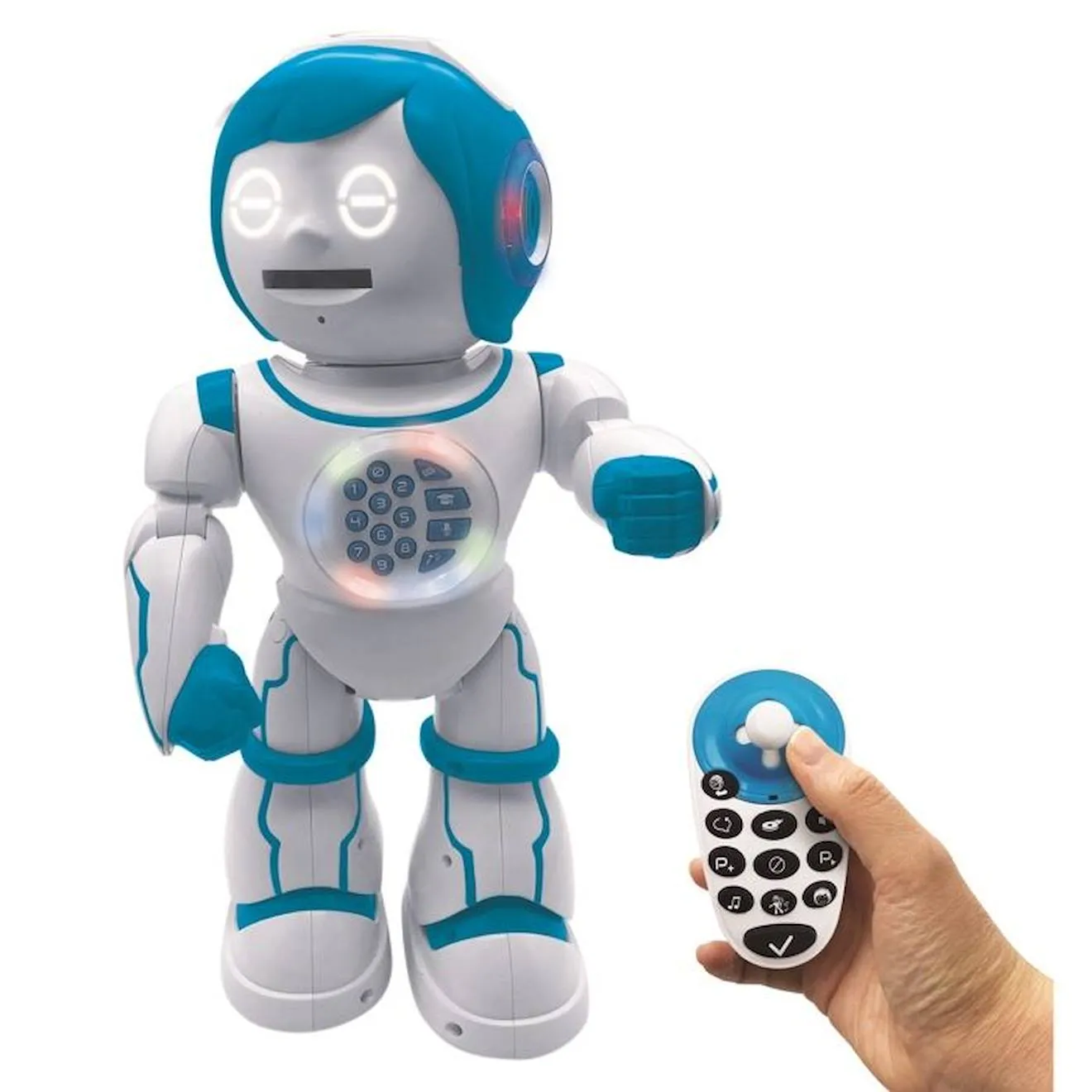 Robot éducatif bilingue POWERMAN® KID de LEXIBOOK - Apprendre et jouer en français et en anglais blanc - Lexibook