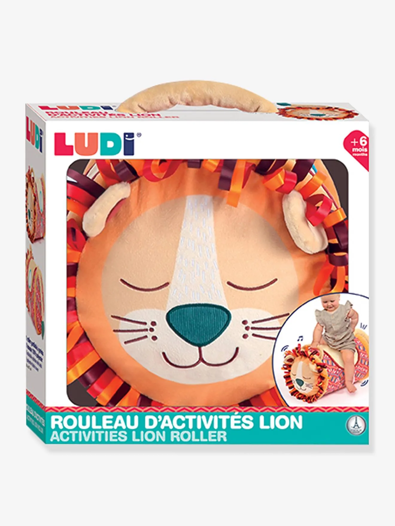 Rouleau d'activités Lion LUDI multicolore - Ludi