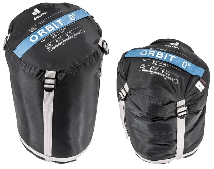 Sac de Couchage deuter Orbit 0G  SL Zip Left Bay Steel