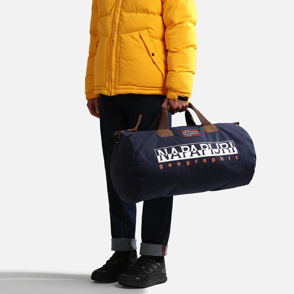 Sac de Voyage Napapijri Bering 3 Blu Marine