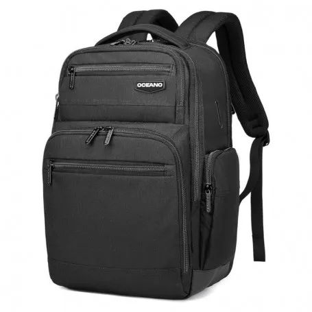 Sac à dos 18 pouces - Oceano 3809 avec port USB - Black
