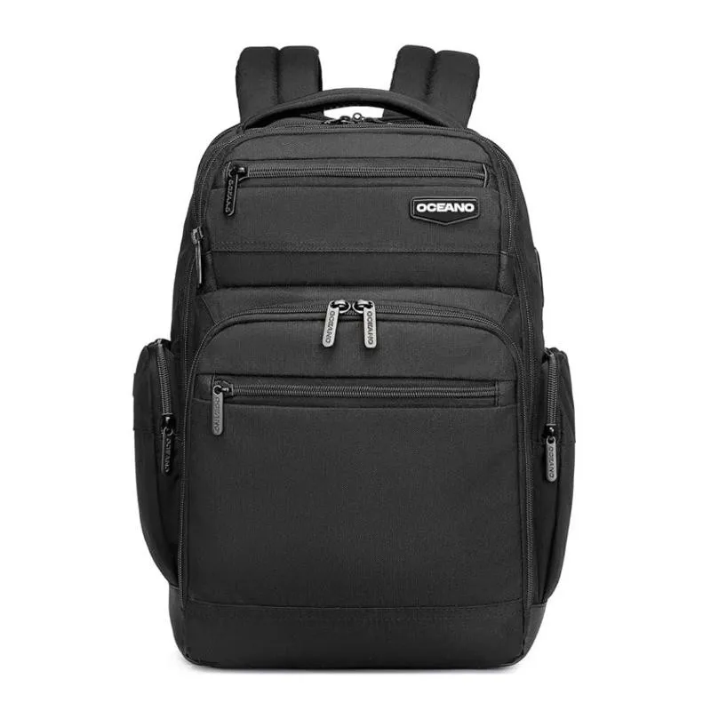 Sac à dos 18 pouces - Oceano 3809 avec port USB - Black