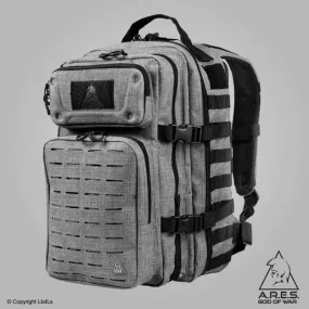 Sac à dos ARES 40L Baroud gris Molle lasercut