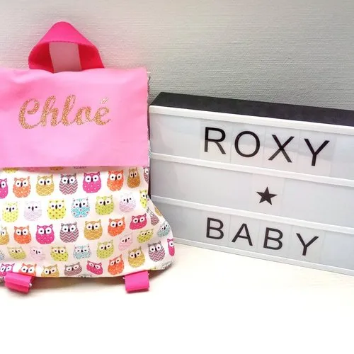 Sac à dos enfant personnalisable crèche/maternelle