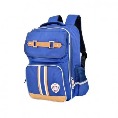 Sac à dos enfant - style britannique - bleu - taille moyenne - SC2290