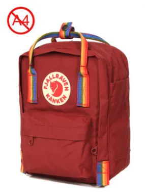 Sac à dos Fjällräven Kanken Mini Rainbow Ox Red/Rainbow Pattern  23621326907  