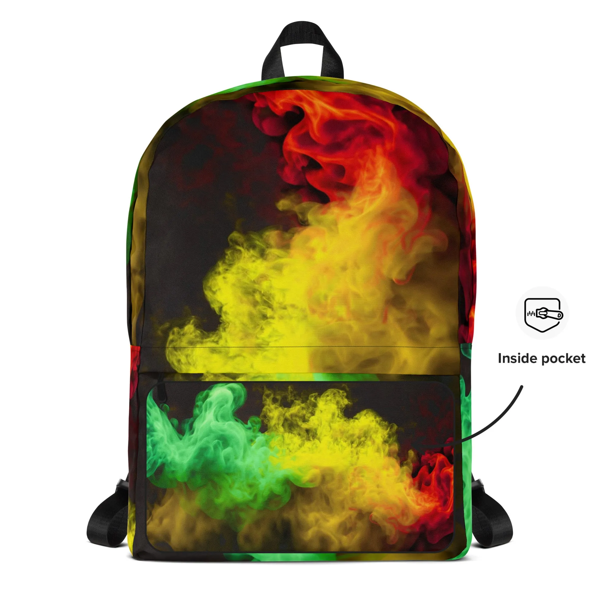 Sac à dos Fumée Verte, Jaune et Rouge