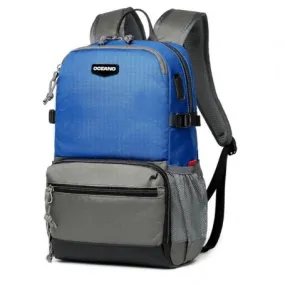 Sac à dos imperméable Oceano 3830 14 pouces - Avec chargeur USB - Bleu