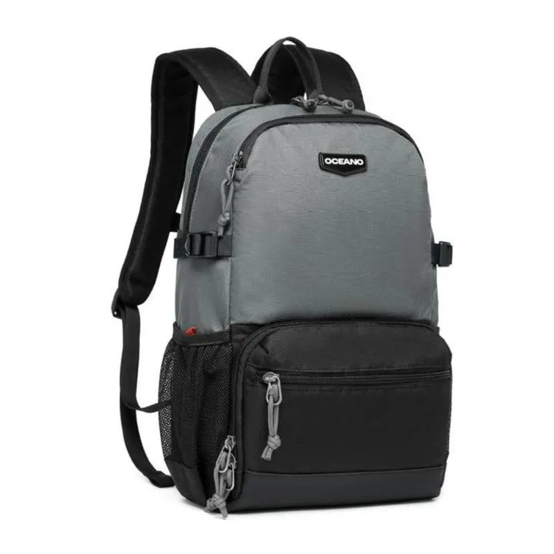 Sac à dos multifonction Oceano 3830 14 pouces - Design ergonomique - Gris
