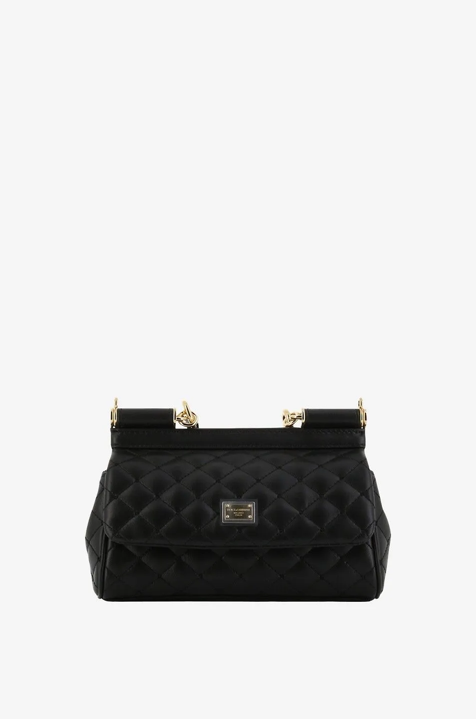 Sac à main en cuir nappa matelassé Sicily Mini