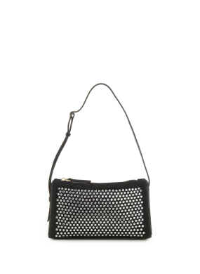 SAC à MAIN MINI PRISM EN CUIR ET CRISTAUX - MANU ATELIER pour FEMME | Printemps