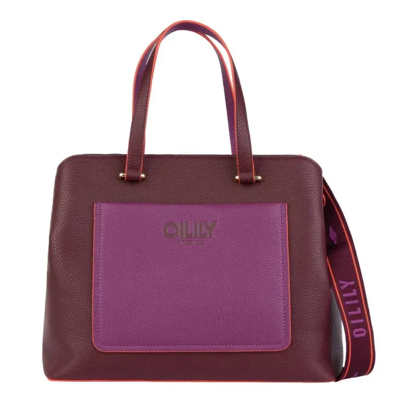 Sac à main OILILY "Hazel" Joylily chocolat décadent | Planetebag.com