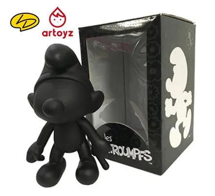 Schtroumpf Noir Artoyz 20cm Vinyle Leblon Delienne 