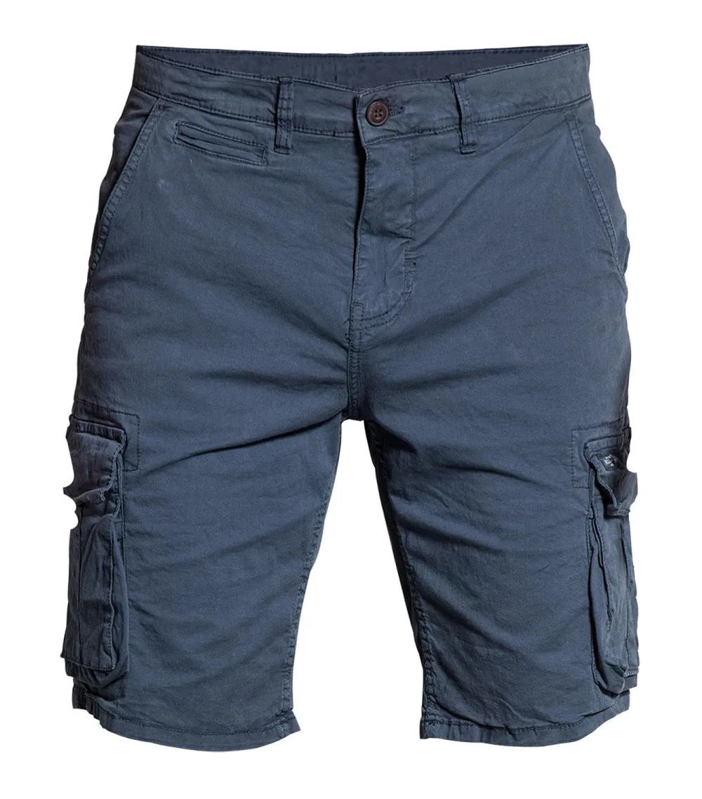 Short chino Deeluxe Est. 74 Junior Slog en coton bleu marine