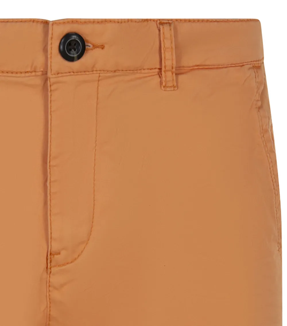 Short chino  Tom Tailor en coton orange