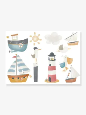 Sticker mural - Sailors Bay - LITTLE DUTCH multicolore - Little Dutch
