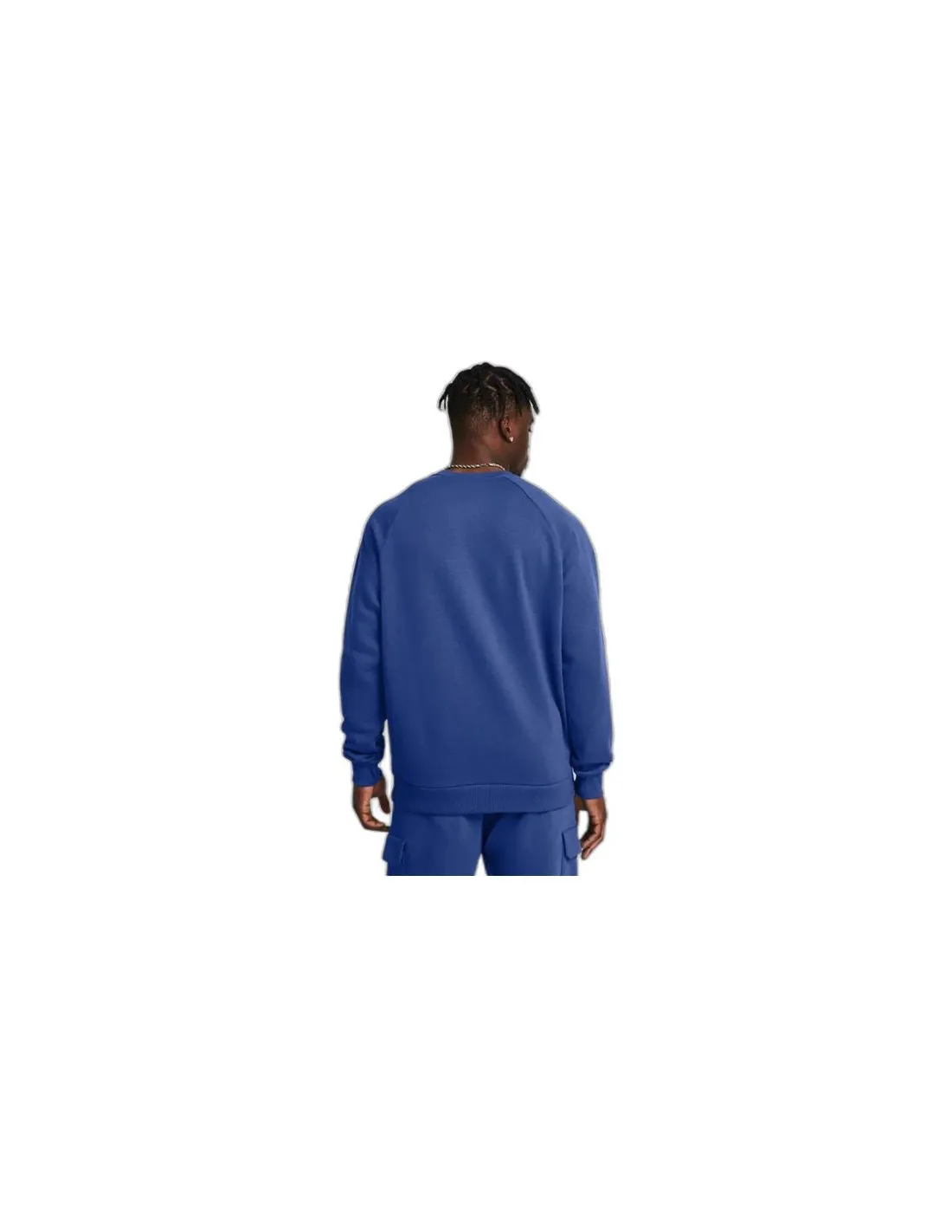 Sweat Under Armour Homme Crew polaire Rival bleu