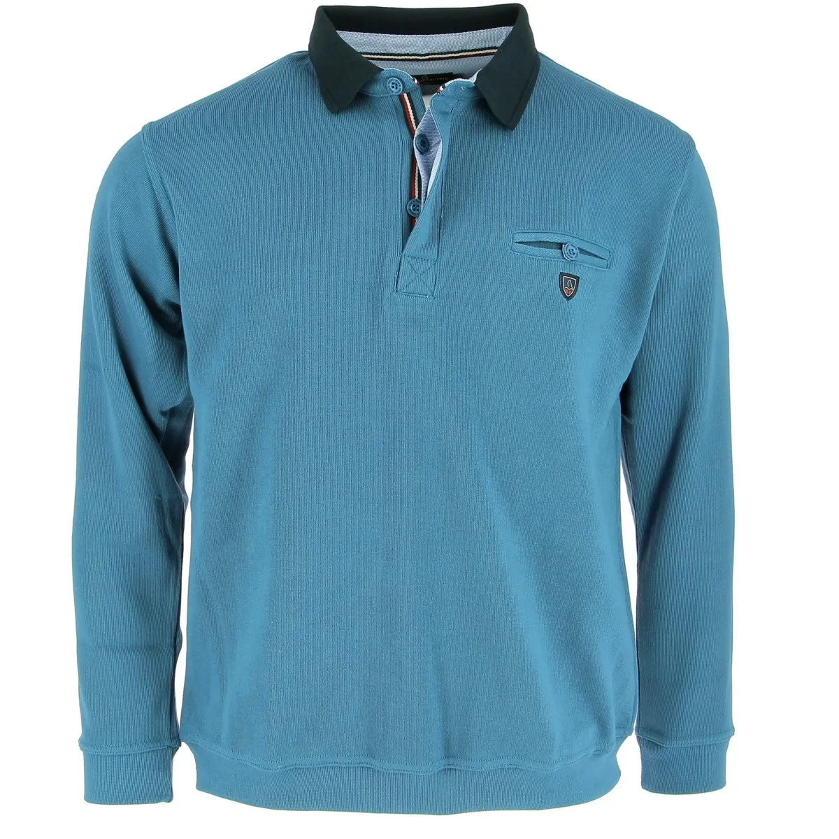 SWEAT Yacht collection Win's nautique bleu canard - Matière-noble 39,90€
