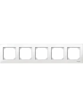 System M Plaque quin plan blanc br il SCHNEIDER MTN515519