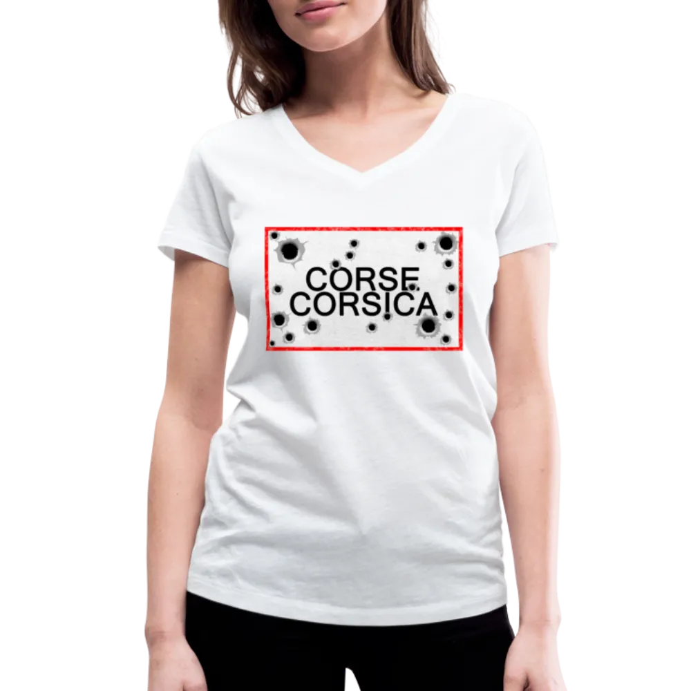 T-shirt bio col V Corse/Corsica