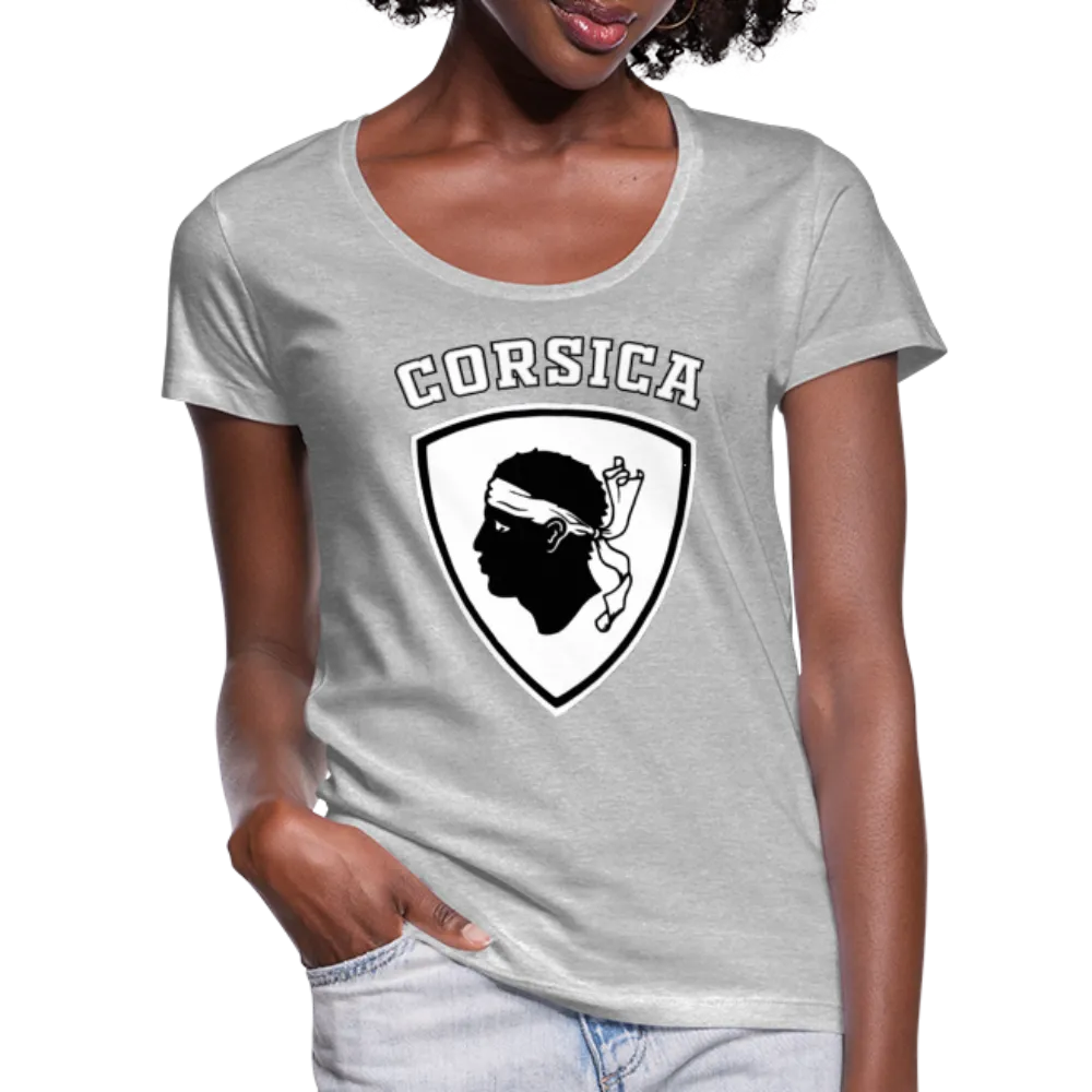 T-shirt col U Blason Tête de Maure