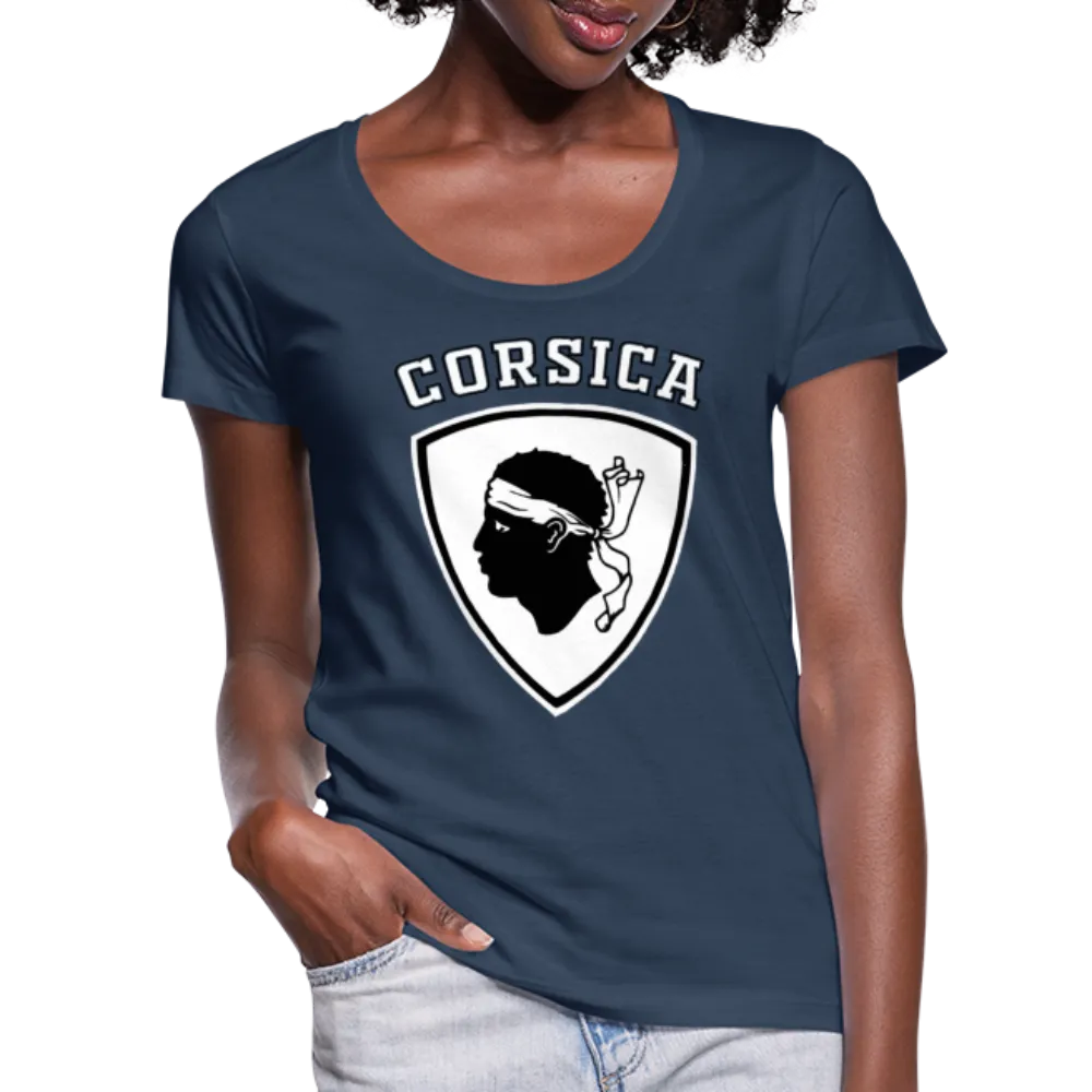 T-shirt col U Blason Tête de Maure