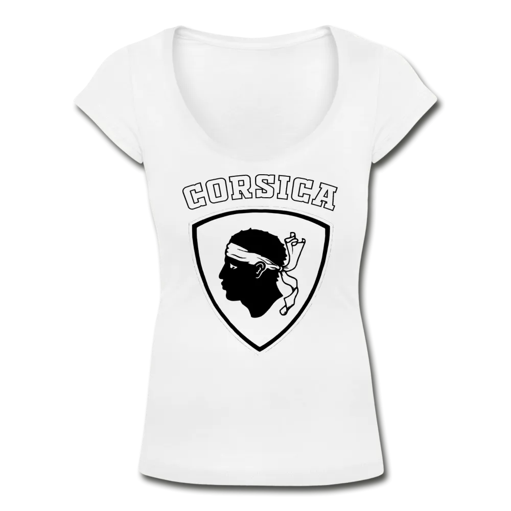 T-shirt col U Blason Tête de Maure