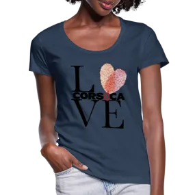 T-shirt col U Love Corsica
