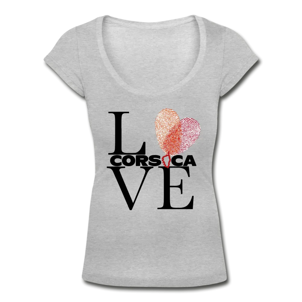 T-shirt col U Love Corsica