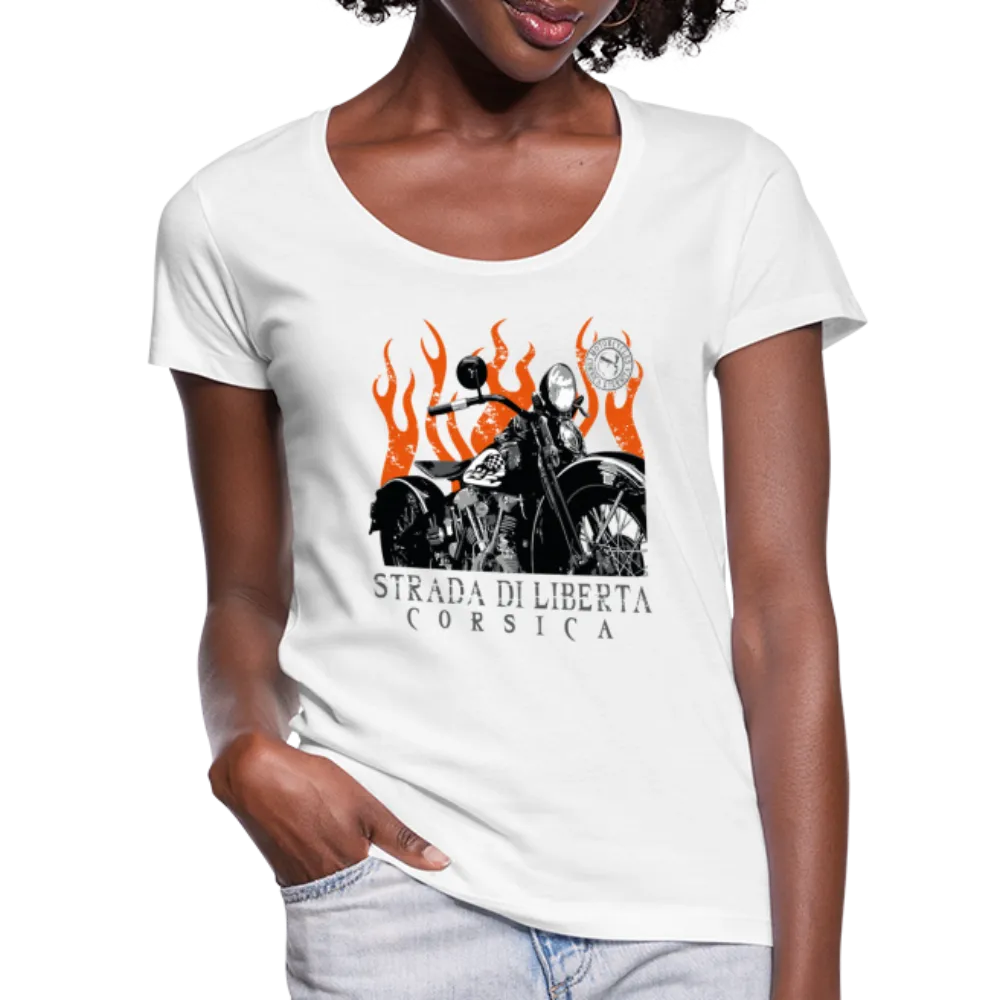 T-shirt col U Strada di Libertà