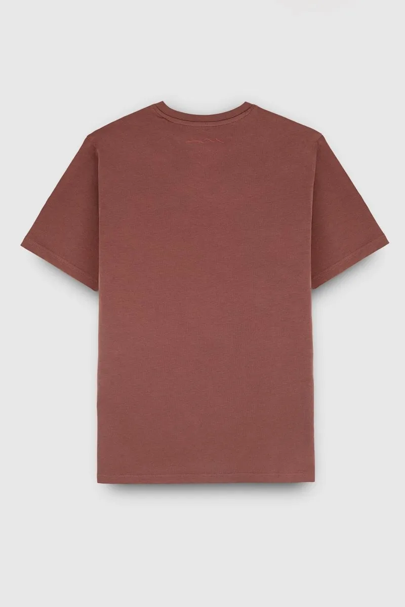 T-shirt col V manches courtes TAWAX 2 MC DUSTY CANYON