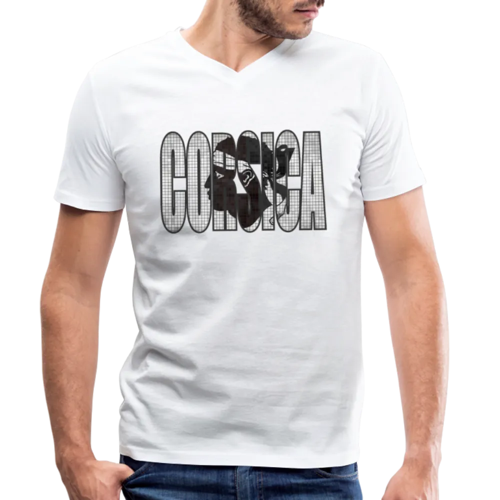 T-shirt H bio col V Corsica