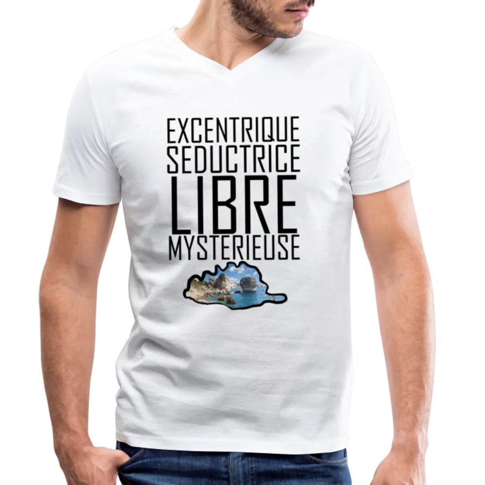 T-shirt H bio col V La Corse Libre