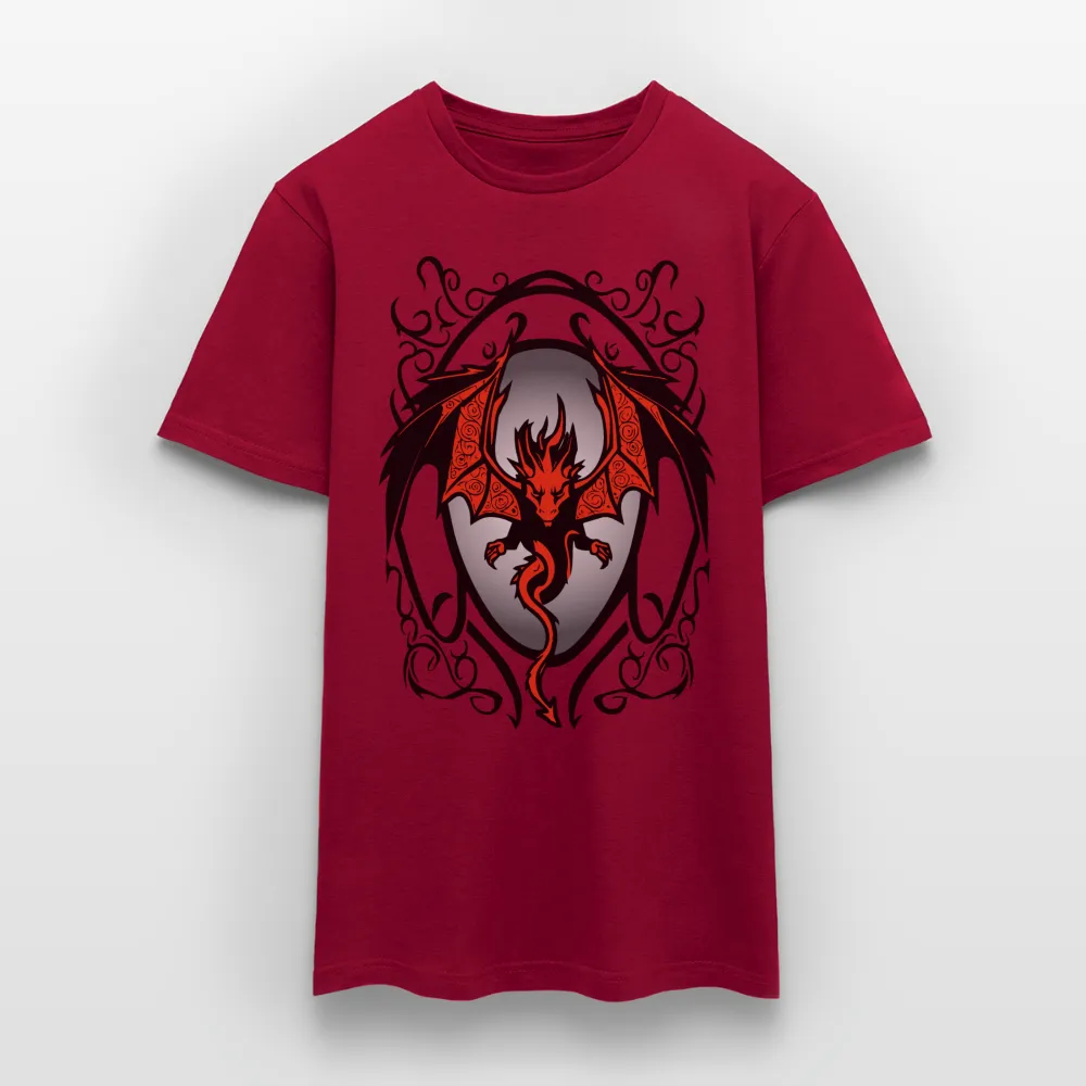T-shirt Homme Dragon rouge