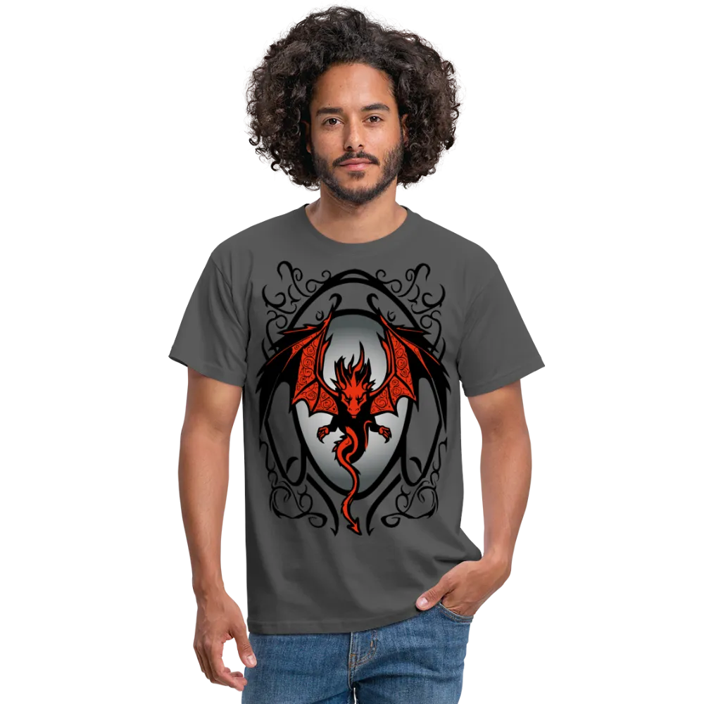T-shirt Homme Dragon rouge