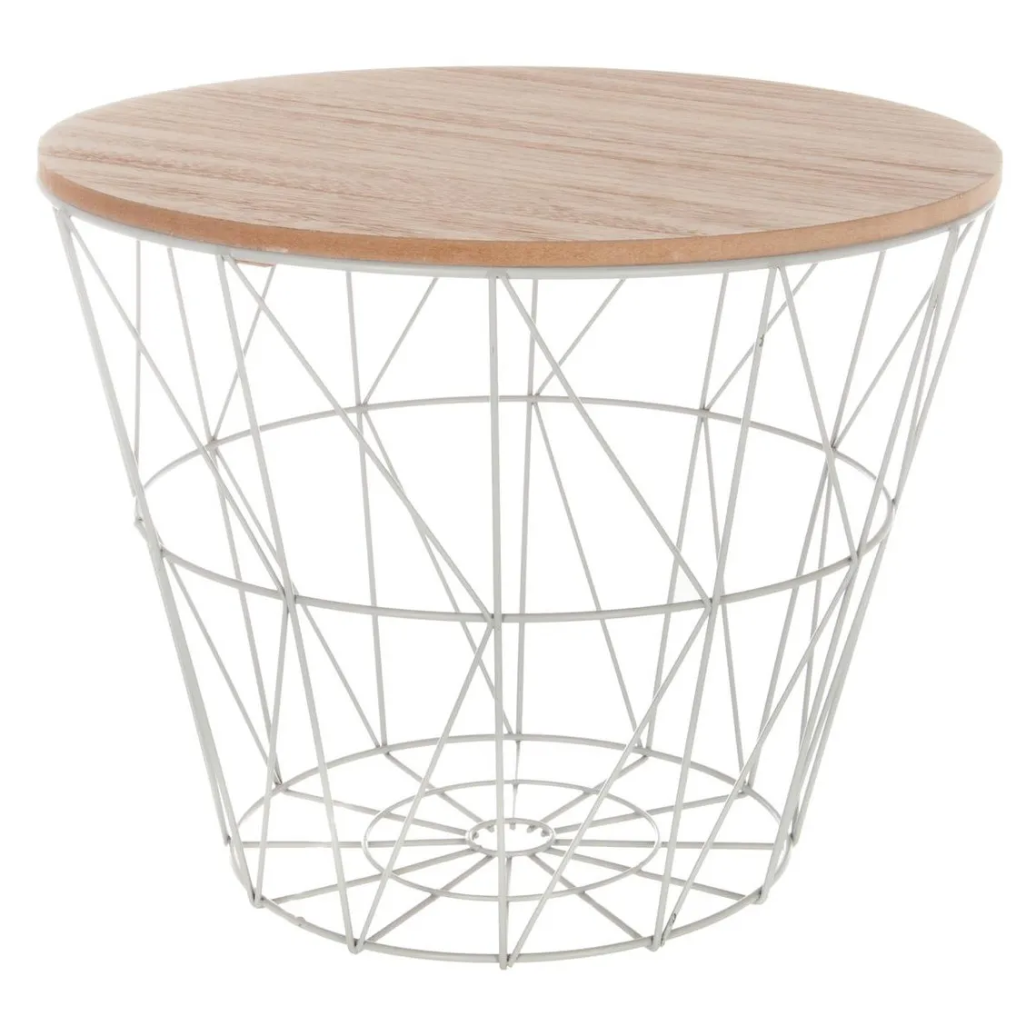Table café métal gris Kumi | 3 Suisses