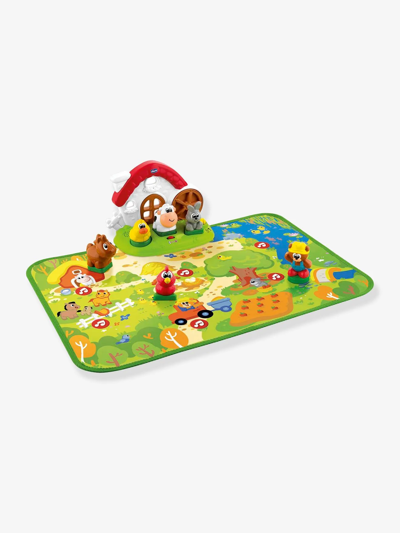 Tapis de la Ferme Bilingue - CHICCO multicolore - Chicco