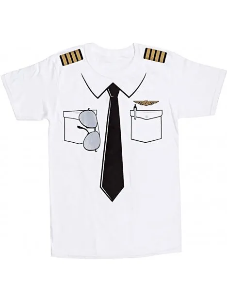 Tee-shirt blanc Pilot Uniform