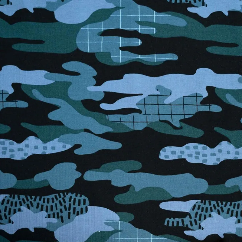 Tissu Sweat Katia - Camouflage Bears